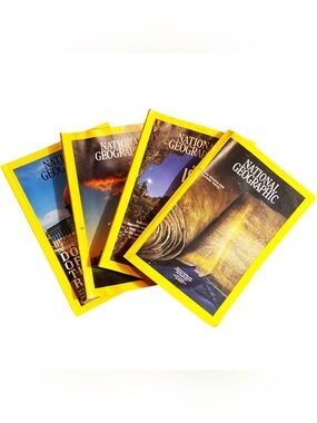 National Geographic Magazine Bundle 4 Issues History: Dome Of The Rock